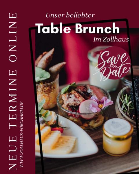 Unser Table Brunch geht in die Saison 2026